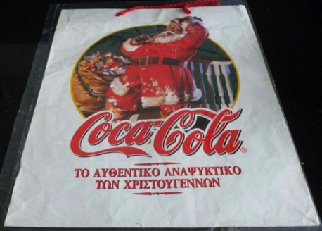9690-1 € 2,00 coca cola tas papier kerstman br. 35 H.40